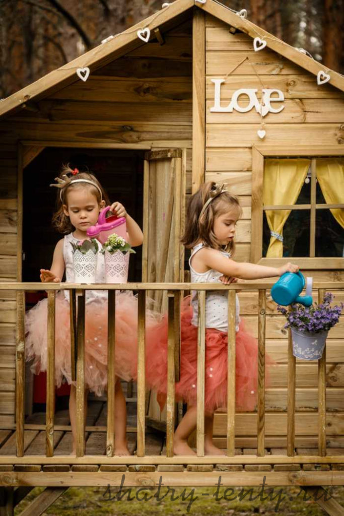 деревянный домик для детей на дачу купить