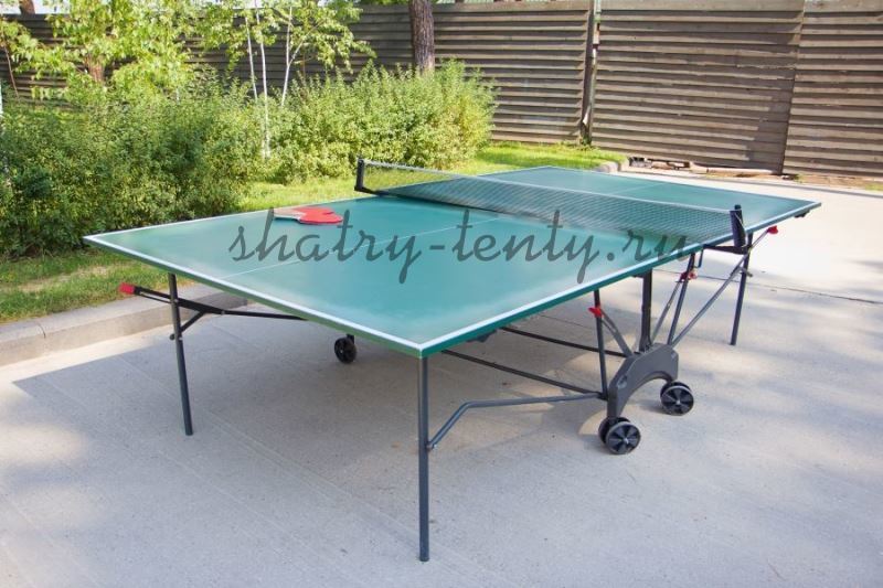 Самодельный всепогодный стол для игры в настольный теннис. Два варианта конструкции.